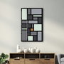 Wallity Pintura Decorativa de Vidrio Templado Multicolor 46 x 72 cm